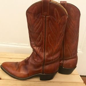Leather Cowboy Boots